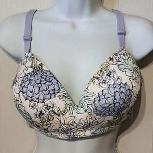38D‎ Multicolor Floral Bra Lightly Lined Wireless Kindly Yours